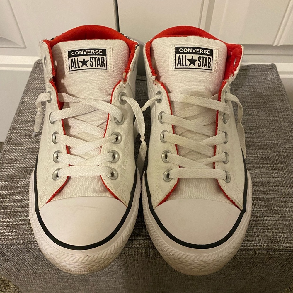 White converse all stars
